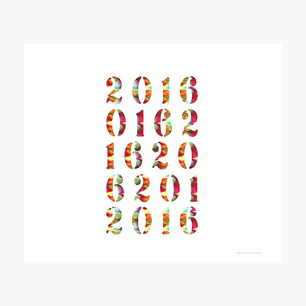 2016 Photographic Print