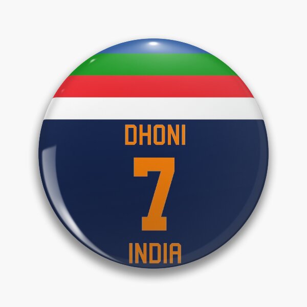 Item preview, Mahendra Singh Dhoni | 7 | New Indian Cricket Jersey designed and sold by CHAMPION WARRIOR.