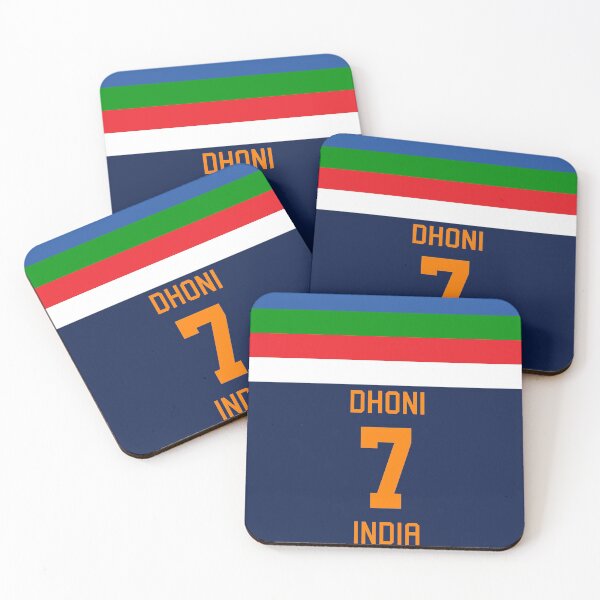 Item preview, Mahendra Singh Dhoni | 7 | New Indian Cricket Jersey designed and sold by CHAMPION WARRIOR.