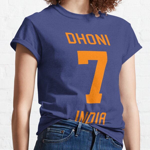 dhoni 7 number t shirt