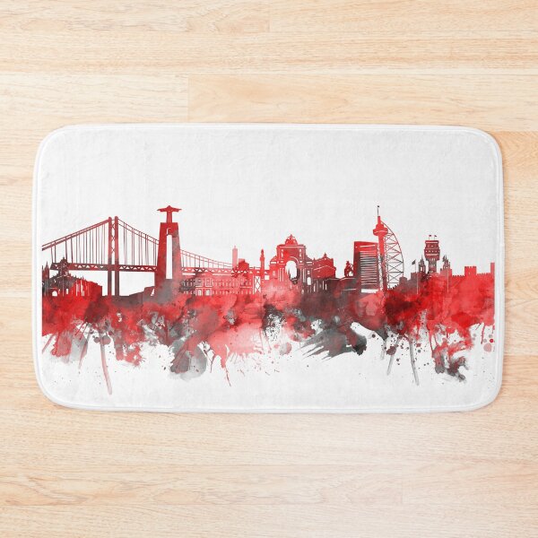 Item preview, lisbon skyline red designed and sold by BekimART2.