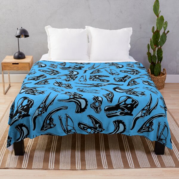 Item preview, Dinosaur Skulls - Blue designed and sold by Jared Hart.