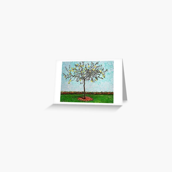 David Hockney Quince Tree Art Greeting Card