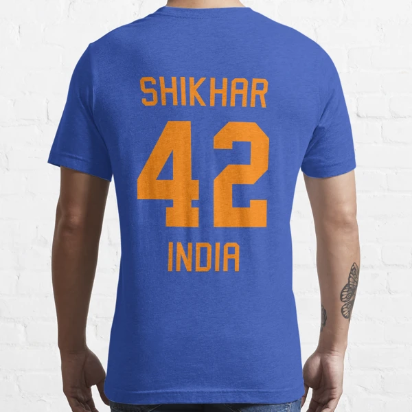 Shikhar dhawan best sale new jersey number