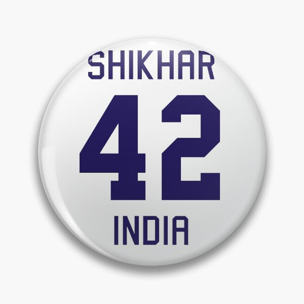 Item preview, Shikhar Dhawan | 42 | Indian Cricket Jersey designed and sold by CHAMPION WARRIOR.