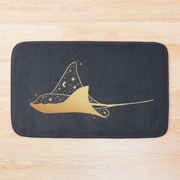 Item preview, Golden Manta Illustration  designed and sold by pinapurri.