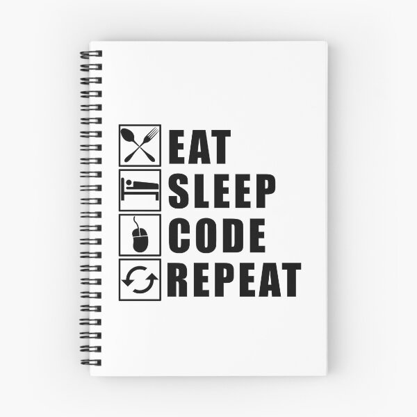 Item preview, Eat Sleep Code Repeat designed and sold by Adel Qasem.