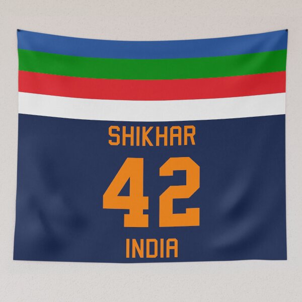 Item preview, Shikhar Dhawan | 42 | New Indian Cricket Jersey designed and sold by CHAMPION WARRIOR.