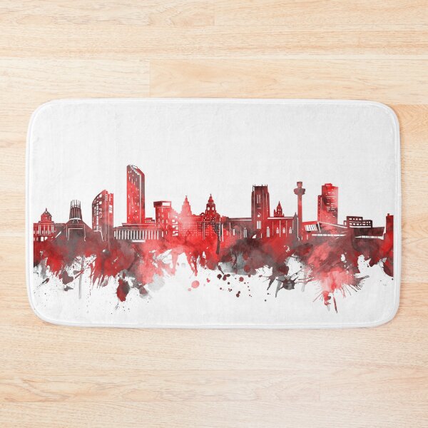 Item preview, liverpool skyline red designed and sold by BekimART2.