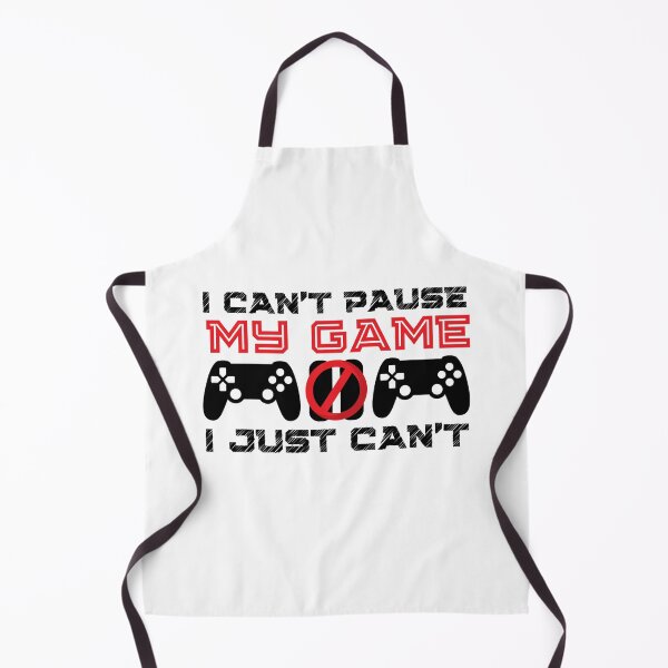 Item preview, I Cant Pause My Game, I Just Cant | Funny Video Gamer Joke | Also available in White lettering for dark backgrounds designed and sold by InkItStudio.