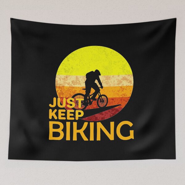Item preview, Just Keep Biking designed and sold by aktiveaddict.
