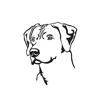 Artwork thumbnail, Gifts Ridgeback Dogs Gift Idea LOVE Ridge by SiRaGeckoDesign
