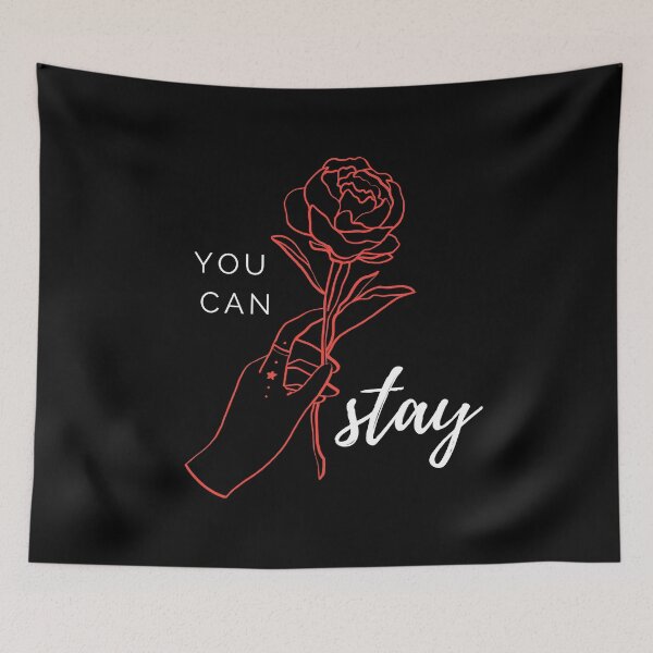 Item preview, STRAY KIDS You Can Stay Lyrics Quote Cute designed and sold by SugarSaint.