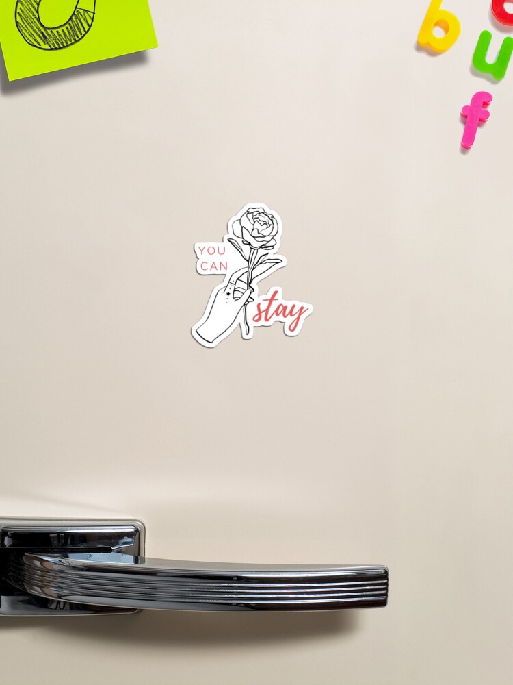 STRAY KIDS - Stay Quote Text PASTEL RAINBOW Sticker for Sale by SugarSaint