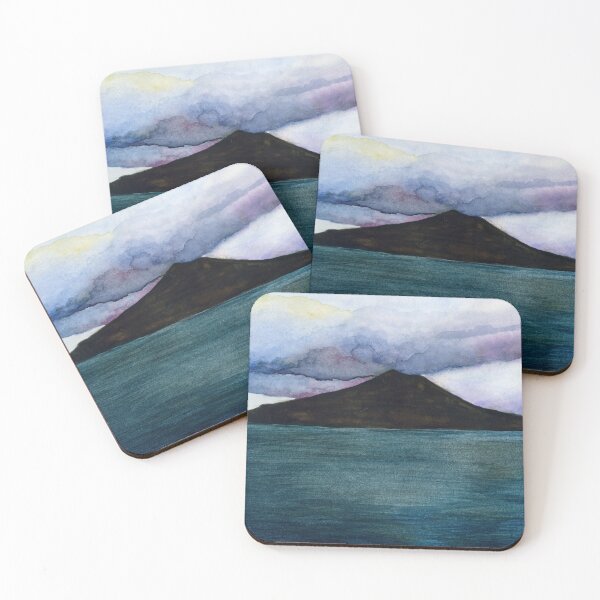 Item preview, Blue beach watercolor designed and sold by MariaGuerrero.