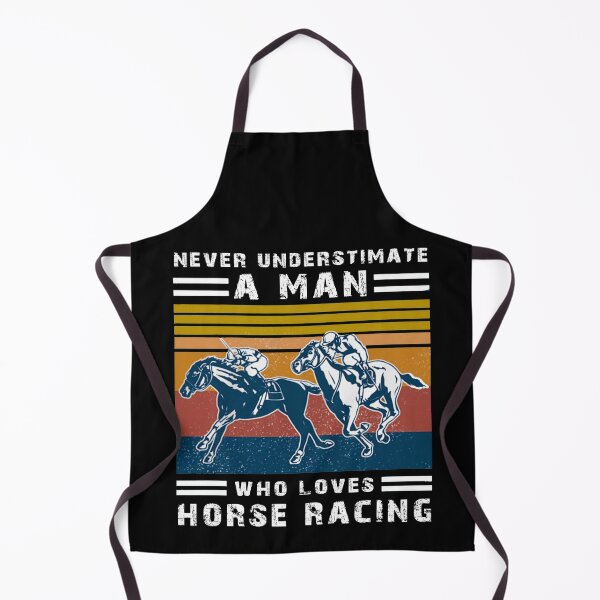 Item preview, NEVER UNDERESTIMATE A MAN WHO LOVES HORSE RACING VINTAGE designed and sold by anderson5252.
