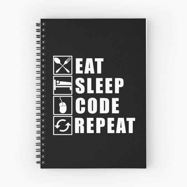 Item preview, Eat Sleep Code Repeat designed and sold by Adel Qasem.
