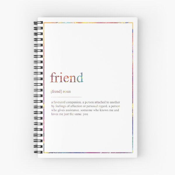 Item preview, FRIEND 239 Watercolor Map Yoga Quote Definition De designed and sold by vividpixelusa.