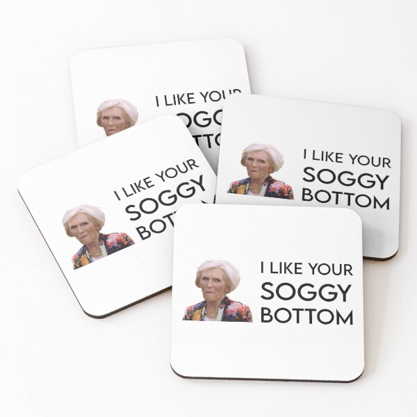 Item preview, Mary Berry I like your soggy bottom great british bake off sticker designed and sold by TheBritishShop.