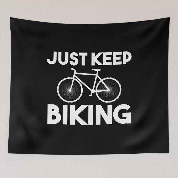 Item preview, Just Keep Biking designed and sold by jacks-tees.