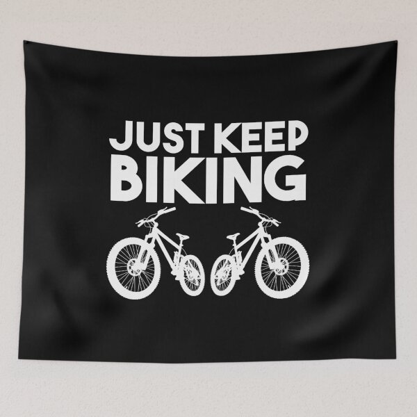 Item preview, Just Keep Biking MTB designed and sold by jacks-tees.