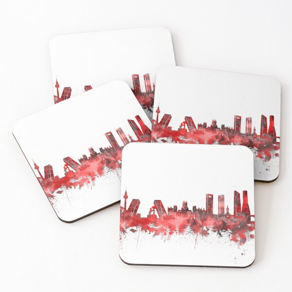 Item preview, madrid skyline red designed and sold by BekimART2.
