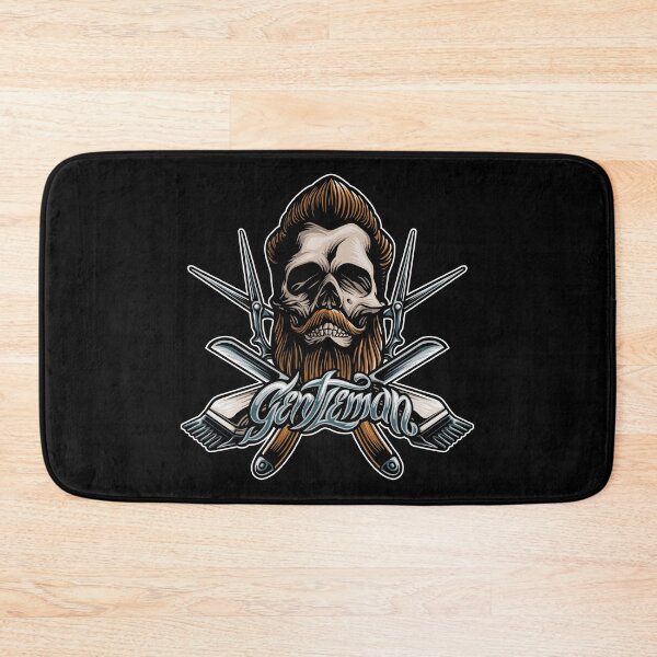 Item preview, Gentleman Barber skull designed and sold by TheSimpleMan.
