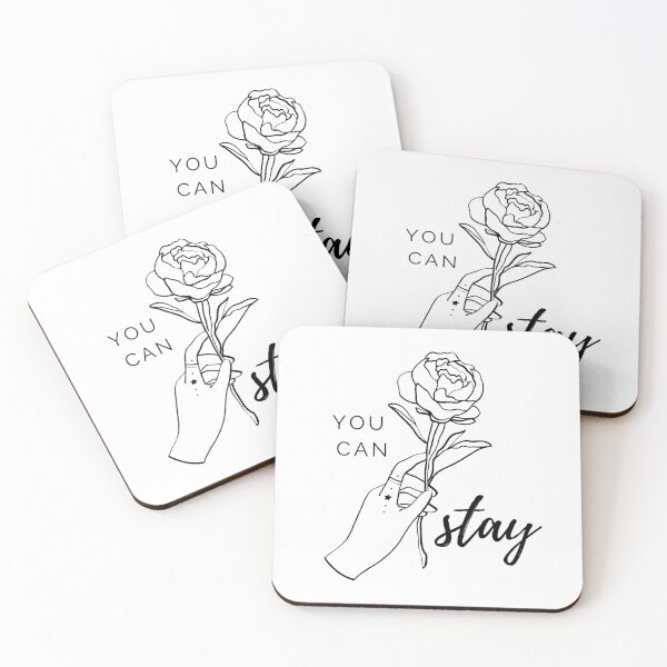Item preview, STRAY KIDS You Can Stay Lyrics Quote Cute designed and sold by SugarSaint.
