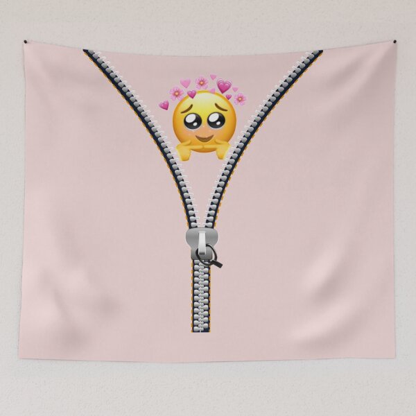 Item preview, owo uwu zipper designed and sold by el000.
