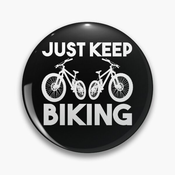 Item preview, Just Keep Biking MTB designed and sold by jacks-tees.