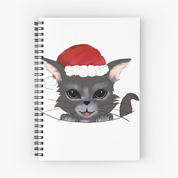 Aperçu de l'œuvre chat bonnet de Noël créée et vendue par ZeroXIII.