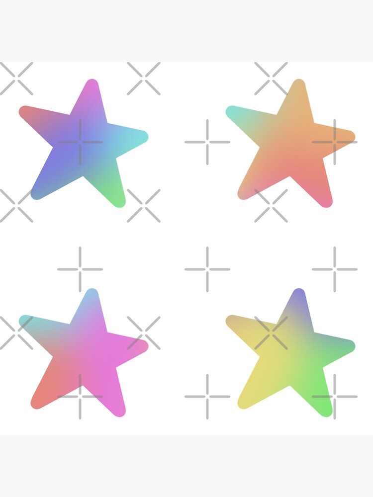 "pastel tie dye star pattern and pack" Poster for Sale by GhostLonging