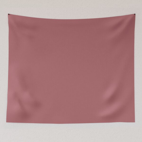 Item preview, dusty rose pink solid color designed and sold by ImagineKaye.