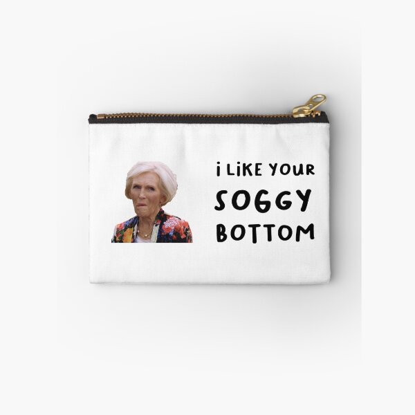 Item preview, Mary Berry I like your soggy bottom great british bake off funny cartoon sticker designed and sold by TheBritishShop.