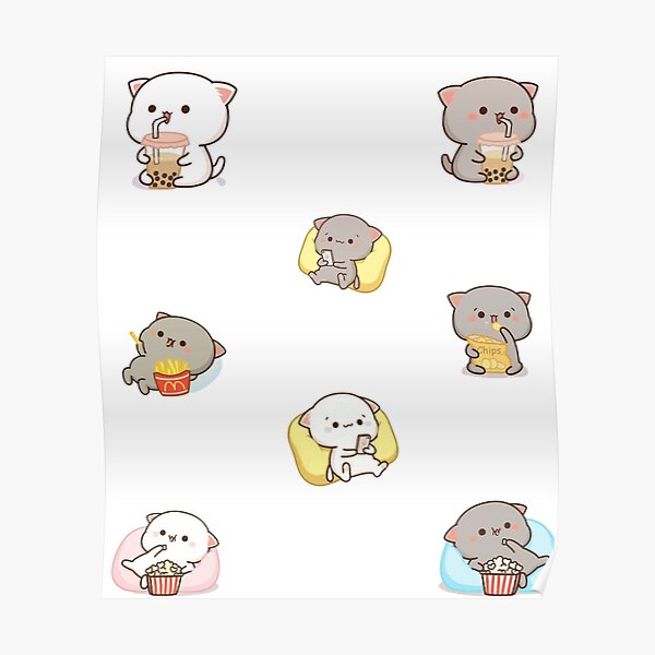 peach cat whatsapp sticker ios