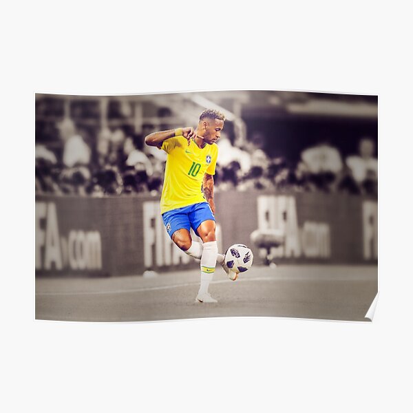 Neymar - Brésil Poster