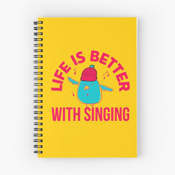 Item preview, Life Is Better With Singing cute designed and sold by The Sober Art.