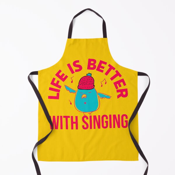 Item preview, Life Is Better With Singing cute designed and sold by The Sober Art.