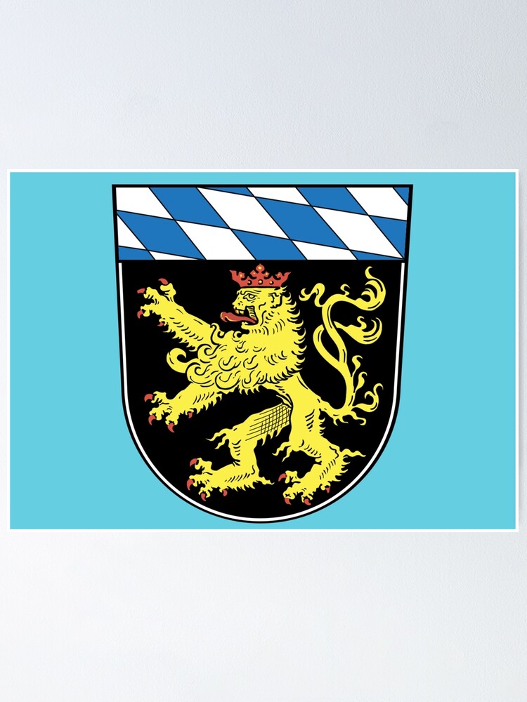 &ldquo;Oberbayern Wappen, Wappen Oberbayern&rdquo; Poster for Sale by Stratoguayota