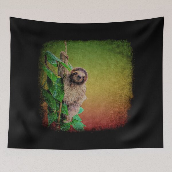 Item preview, Sloth, jungle, rainforest, Pura Vida, Costa Rica, cute sloths designed and sold by boom-art.