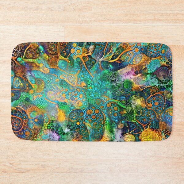 Item preview, Deepdream floral fractalize space abstraction designed and sold by blackhalt.