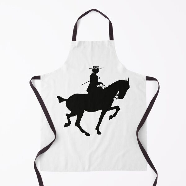 Item preview, Vintage Elegant Woman Horse Rider Silhouette Shape designed and sold by Vintage-TM.