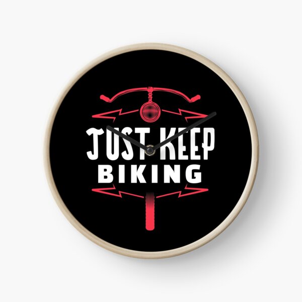 Item preview, Just Keep Biking Handlebars designed and sold by jacks-tees.