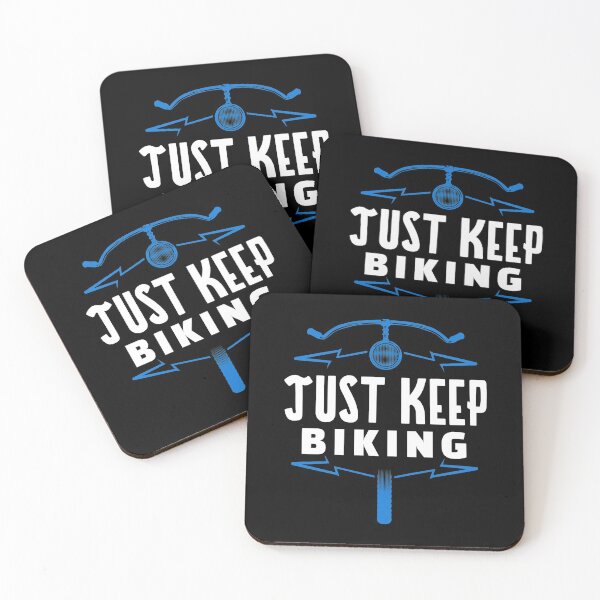 Item preview, Just Keep Biking Handlebars designed and sold by jacks-tees.