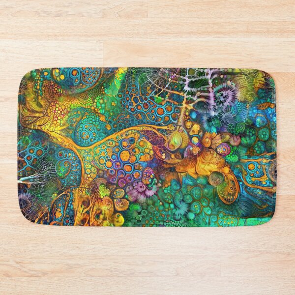 Item preview, Deepdream floral fractalize space abstraction designed and sold by blackhalt.