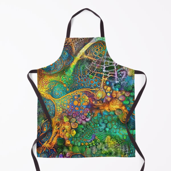 Item preview, Deepdream floral fractalize space abstraction designed and sold by blackhalt.