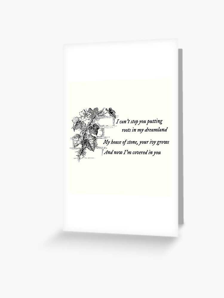 Folklore/Evermore Greeting Card set buy blank inside