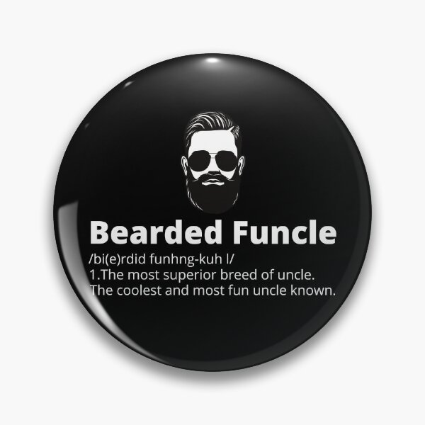 Item preview, Bearded Funcle Tshirt  designed and sold by LandOfSmile.