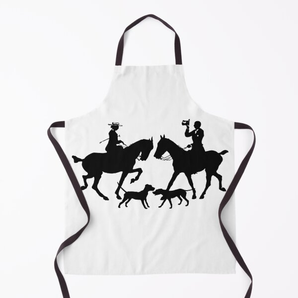 Item preview, Vintage Horse Riders with Two Dogs Silhouette designed and sold by Vintage-TM.