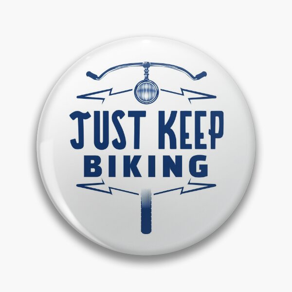 Item preview, Just Keep Biking Handlebars designed and sold by jacks-tees.